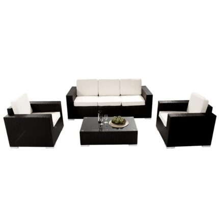Outdoor Wicker sofa set for Garden, patio, terrace, restaurant by Sundecor Outdoor Furniture