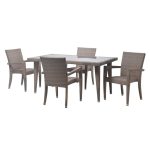 Outdoor wicker dining set for garden, Patio or terrace in Mumbai Maharashtra by Sundecor Outdoor Furniture