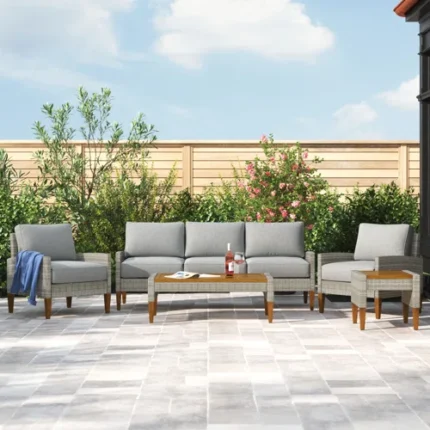 outdoor wicker sofa set for garden, Patio, terrace, restaurant by Sundecor Outdoor Furniture
