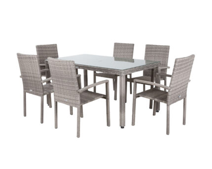 outdoor wicker dining set for garden, patio, terrace by Sundecor Outdoor Furniture
