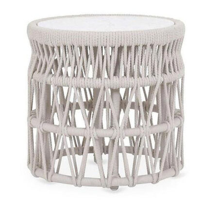 Outdoor Furniture Braid & Rope Side Table by Sundecor Outdoor Furniture