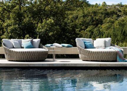 Outdoor Rope Daybed for Poolside, garden, patio by Sundecor Outdoor Furniture