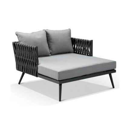 Outdoor Braid & Rope Daybed for Garden, patio, poolside, resort, farmhouse by Sundecor Outdoor Furniture