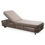 Outdoor Furniture Braid & Rope Sun Lounger for pool by Sundecor Outdoor Furniture