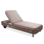 Outdoor Furniture Braid & Rope Sun Lounger for Pool By Sundecor Outdoor Furniture