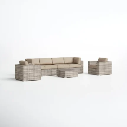 Outdoor Furniture Wicker Sofa Set for Garden, living room, Terrace by Sundecor Outdoor Furniture