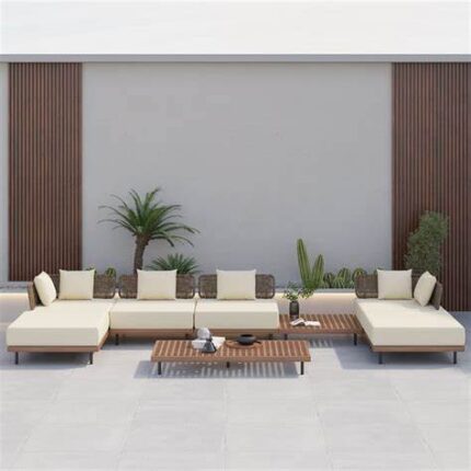Outdoor Furniture Wicker Sofa Set for Garden, living room, Terrace by Sundecor Outdoor Furniture