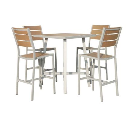 Outdoor Wood and Metal Bar Set Manufacturer in Delhi NCR for Garden, Bar, Club or Terrace by Sundecor Outdoor Furniture
