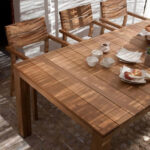 Outdoor Furniture Wooden Dining Set for Garden, Dining Room, Patio, Terrace by Sundecor Outdoor Furniture