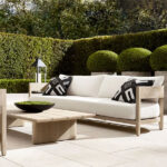 Outdoor Furniture Wooden Sofa Set for Garden, patio, Balcony, Terrace by Sundecor Outdoor Furniture