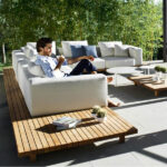 Outdoor Furniture Wooden Sofa Set for Garden, Living room, Patio, Terrace by Sundecor Outdoor Furniture