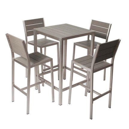 Outdoor Wood and Metal Bar Set Manufacturer in Delhi NCR for Garden, Bar, Club or Terrace by Sundecor Outdoor Furniture