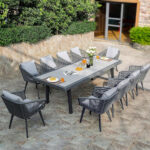 Braid & Rope Outdoor Dining Set for Garden, patio, terrace by Sundecor Outdoor Furniture
