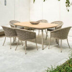 Braid & Rope Outdoor Dining Set for Garden, patio, terrace, balcony by Sundecor Outdoor Furniture