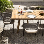 Braid & Rope Outdoor Dining set for Garden, patio, balcony, terrace, restaurant by Sundecor Outdoor Furniture
