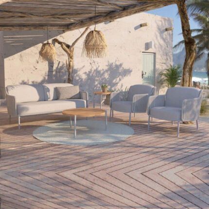 Braid & Rope Outdoor Sofa set for Garden, patio, terrace, hotel, farmhouse by Sundecor Outdoor Furniture