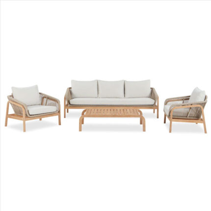 Braid & Rope Outdoor Sofa Set for Garden, patio, farmhouse, resort by Sundecor Outdoor Furniture Delhi
