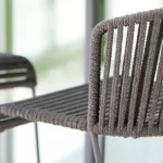 Outdoor Rope Bar Chairs for Garden, patio, terrace, bar, club, restaurant, farmhouse by Sundecor Outdoor Furniture