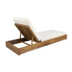 Outdoor Furniture Wooden Sun lounger for Garden, patio, poolside, restaurant, resort, farmhouse by Sundecor Outdoor Furniture