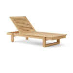Outdoor Furniture Wooden Sun lounger for Garden, patio, poolside, farmhouse, restaurant, resort by Sundecor Outdoor Furniture