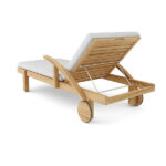 Outdoor Furniture Wooden Sun lounger for Garden, patio, poolside, restaurant, resort by Sundecor Outdoor Furniture