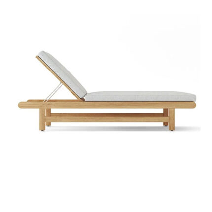 Outdoor Furniture Wooden Sun lounger for Garden, patio, poolside, farmhouse, restaurant, resort by Sundecor Outdoor Furniture
