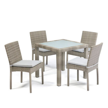 Outdoor Wicker Coffee Set for Garden, patio, terrace, farmhouse, balcony by Sundecor Outdoor Furniture