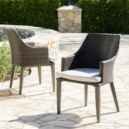 Outdoor Wicker Dining set for Garden, patio, terrace, farmhouse, guesthouse by Sundecor Outdoor Furniture
