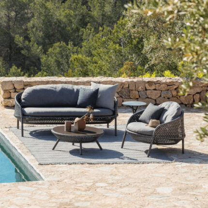 Outdoor Wicker Sofa set for Garden, patio, terrace, restaurant, resort, hospital, hotel by Sundecor Outdoor Furniture