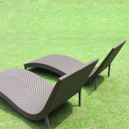 Outdoor Wicker loungers for Garden, patio, terrace, poolside by Sundecor Outdoor Furniture