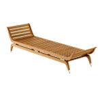 Outdoor Wooden Daybed for Garden, patio, terrace, restaurant, resort, farmhouse by Sundecor Outdoor Furniture
