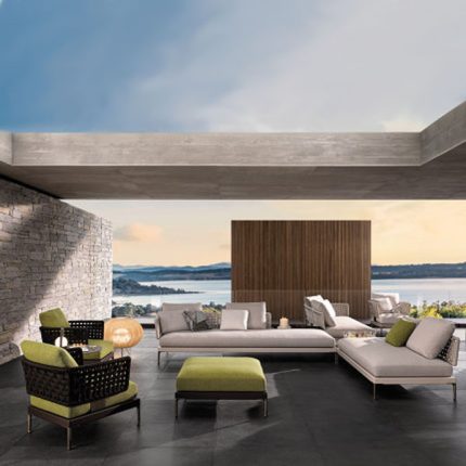 Outdoor Braid & Rope Sofa Set for Garden, Patio, Farmhouse or terrace by Sundecor Outdoor Furniture India