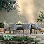 Braid & Rope Outdoor Dining set Manufacturer in Haryana for Garden, Patio or terrace, farmhouse by Sundecor Outdoor Furniture