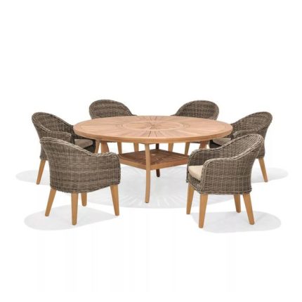 Outdoor Wicker Dining set for Garden, patio or terrace, resort by Sundecor Outdoor Furniture