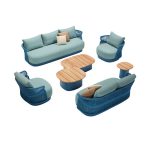 Braid & Rope outdoor sofa set in Moradabad, Uttar Pradesh perfect for Garden, Patio, resort or farmhouse by Sundecor Outdoor Furniture