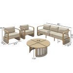 Outdoor Braid & Rope sofa set Manufacturer in Delhi(NCR) for Garden, patio or farmhouse, resort by Sundecor Outdoor Furniture