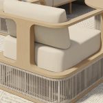 Outdoor Braid & Rope sofa set Manufacturer in Delhi(NCR) for Garden, patio or farmhouse, resort by Sundecor Outdoor Furniture