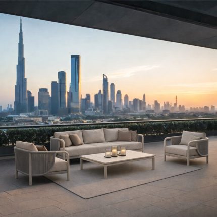 Braid & Rope Outdoor Sofa set Manufacturer in Mumbai, Maharashtra perfect for Garden, patio or terrace, resort by Sundecor Outdoor Furniture Delhi