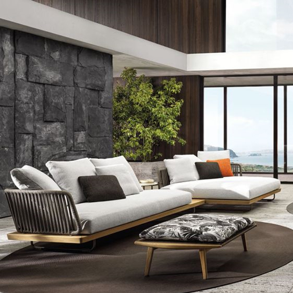 Braid & Rope Outdoor Sofa Set in Mumbai Maharashtra for Garden, patio or farmhouse by Sundecor Outdoor Furniture